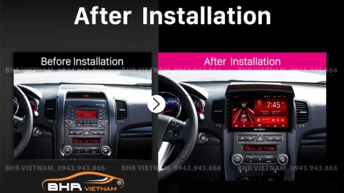 Màn hình DVD Android xe Kia Sorento 2009 - 2013 | Gotech GT8 Max